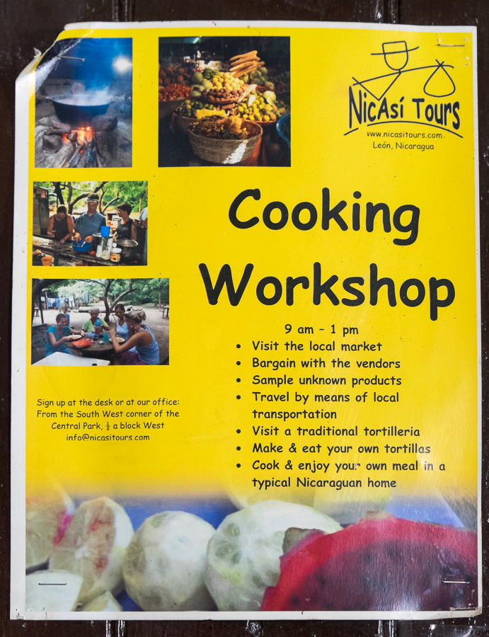 NicAsi Cooking Workshop flyer