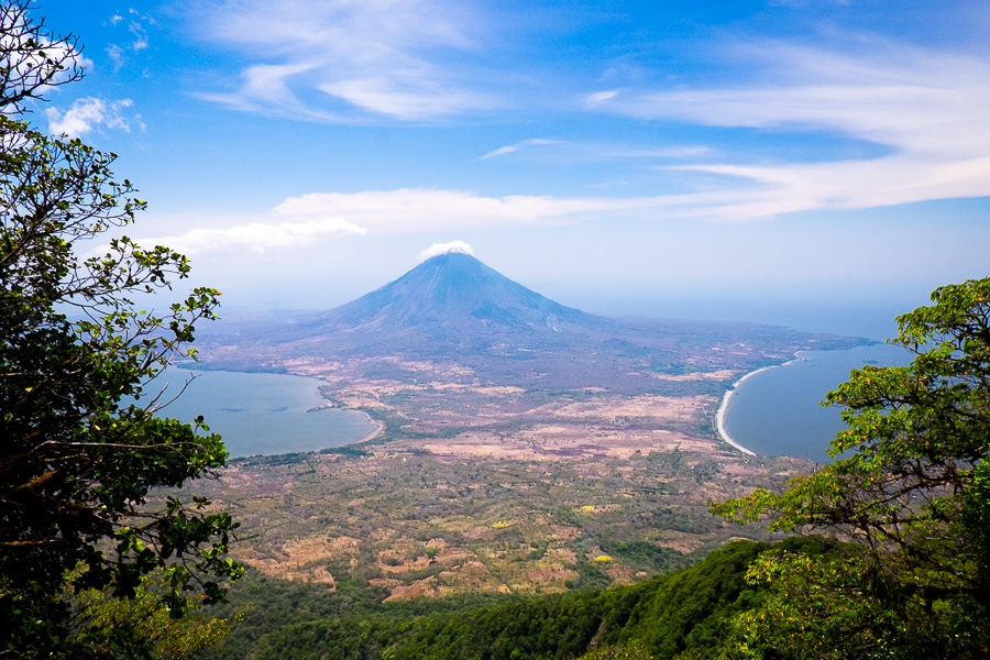 Volcán Maderas view from top to Volcan Concepcion