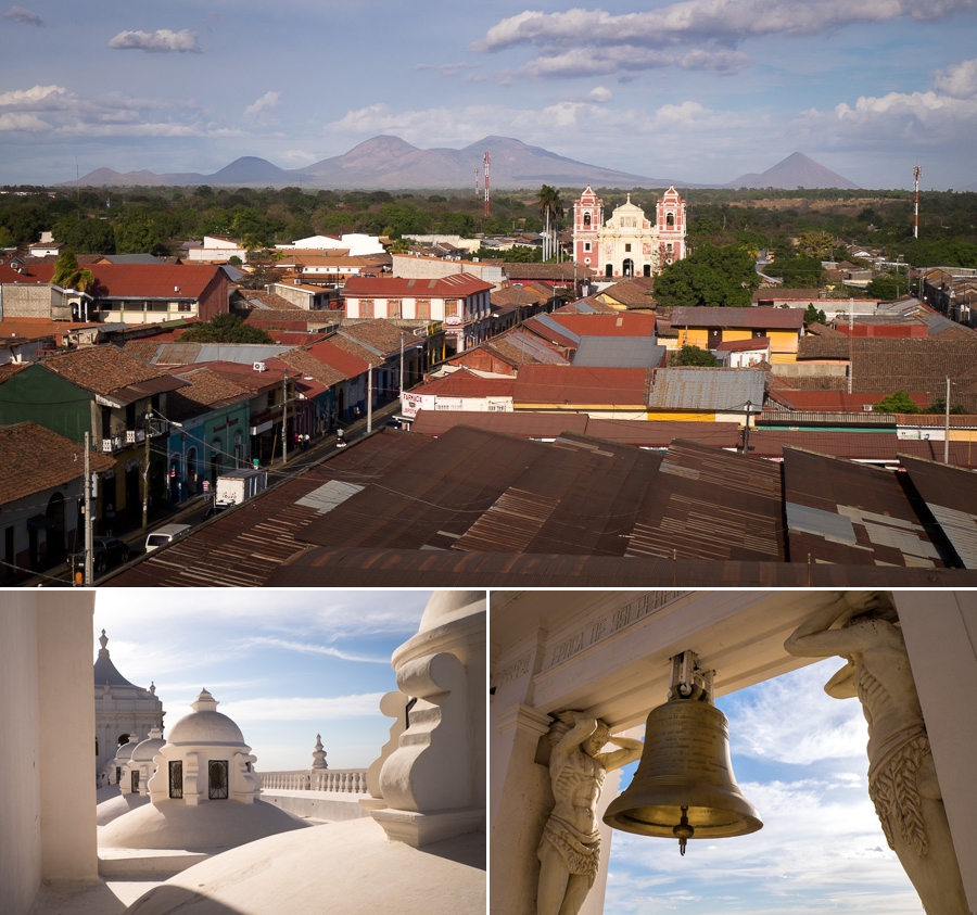 León Cathedral view from roof