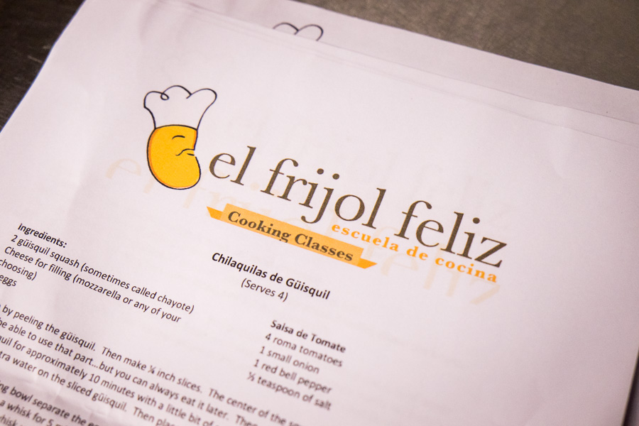 El Frijol Feliz cooking workshop - Antigua, Guatemal