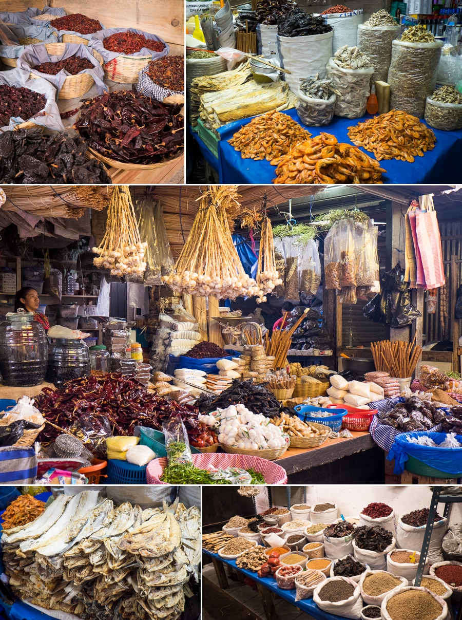 antigua market - dried food