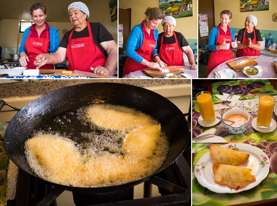 Making Empanadas de Morocho on the Quito Culinary Tour