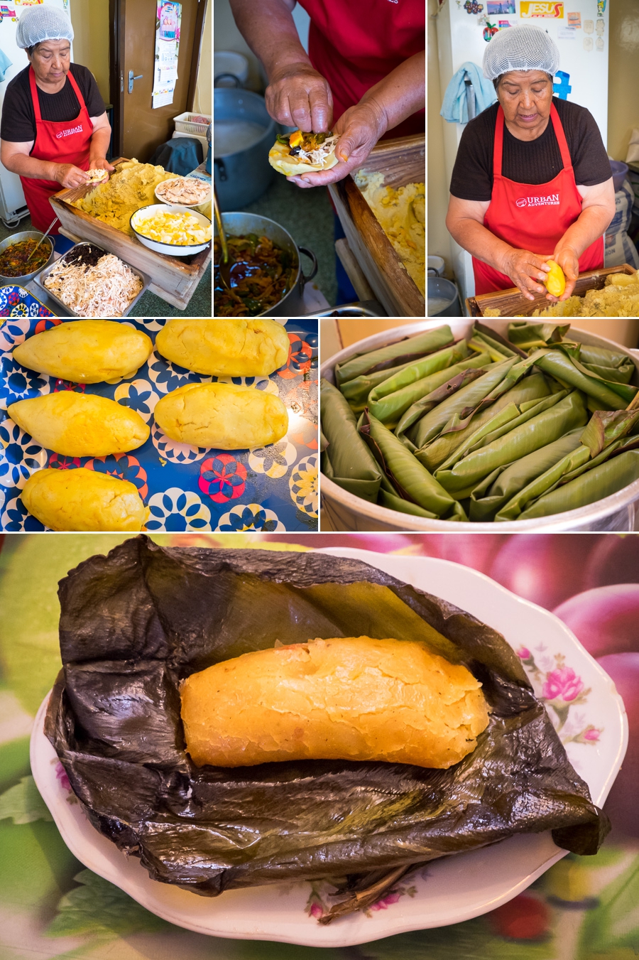 Making Tamales on the Quito Culinary Tour