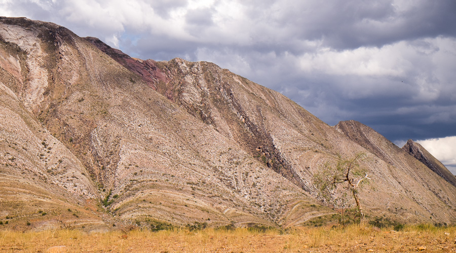 Folded and tilted strata - Toro Toro National Park - Bolivia