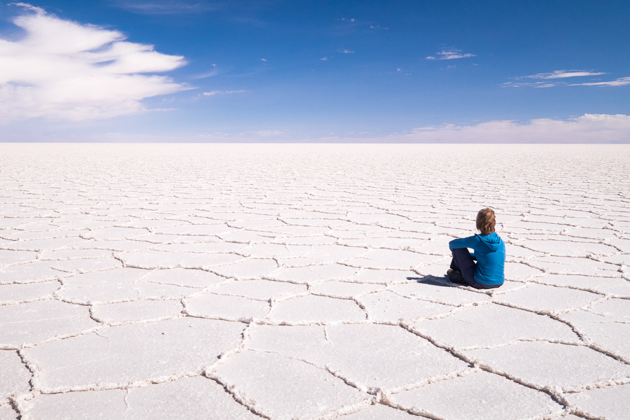 Contemplation - Salar de Uyuni - Bolivia