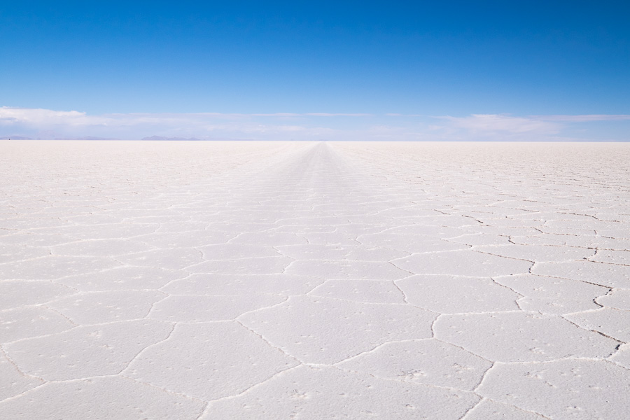 Keep to the already formed tracks! - Salar de Uyuni - Bolivia