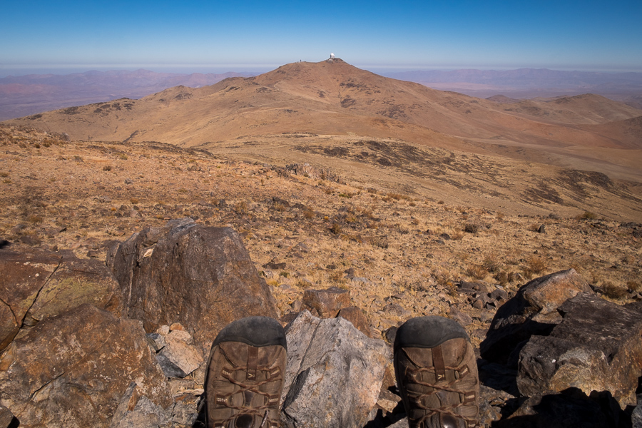 View of La Silla from Cerro Vizcachas - La Silla Observatory - Chile