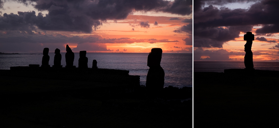 Tahai Complex - sunset - Easter Island | Isla de Pascua | Rapa Nui