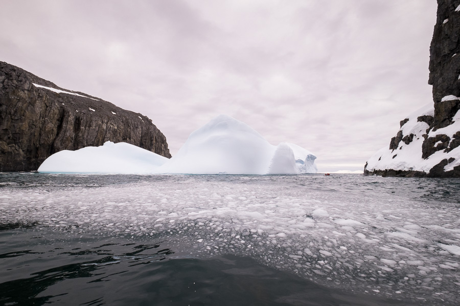 Huge Icebergs - Spert Island - Antarctic Peninsula