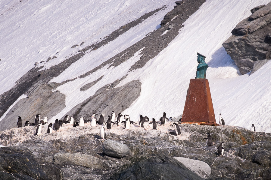 Monument at Point Wild - South Shetland Islands - Antarctica