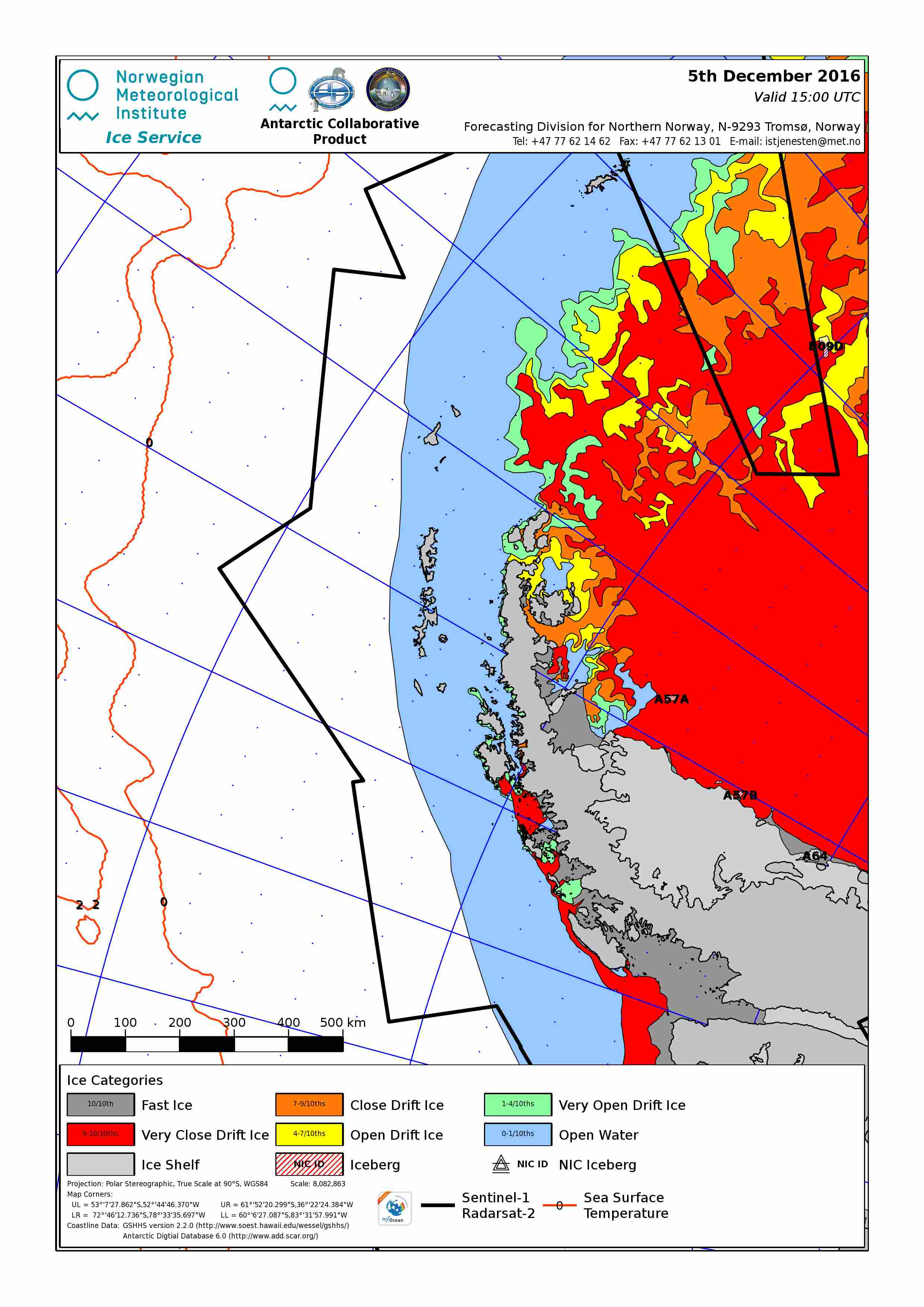 Ice Chart - Antarctica