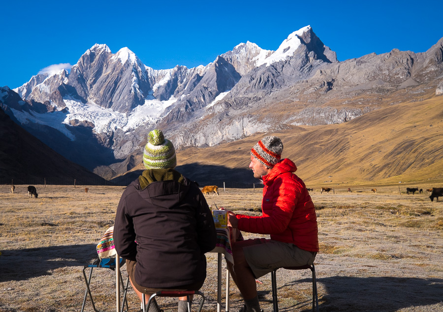 Breakfast Mitucocha - Cordillera Huayhuash