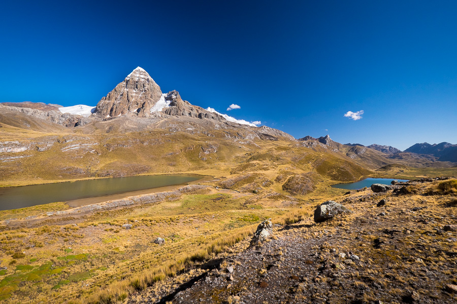 On the way up to Portachuelo Pass - Cordillera Huayhuash