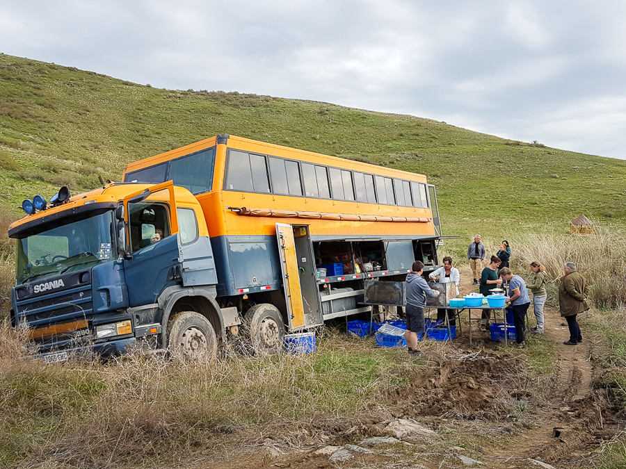 Unexpected dinner at Tamgaly petroglyphs - Kazakhstan