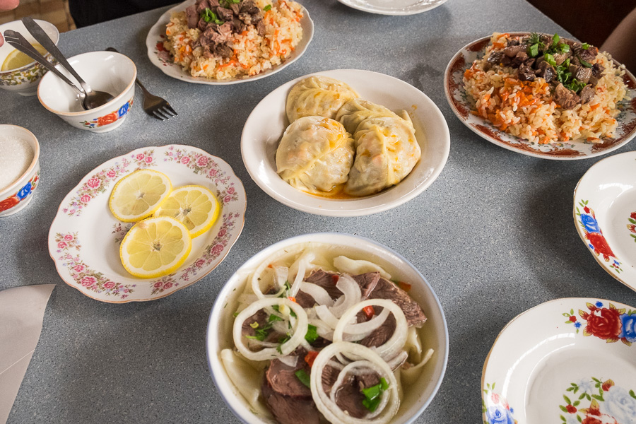 lunch - Green Bazaar - Almaty - Kazakhstan