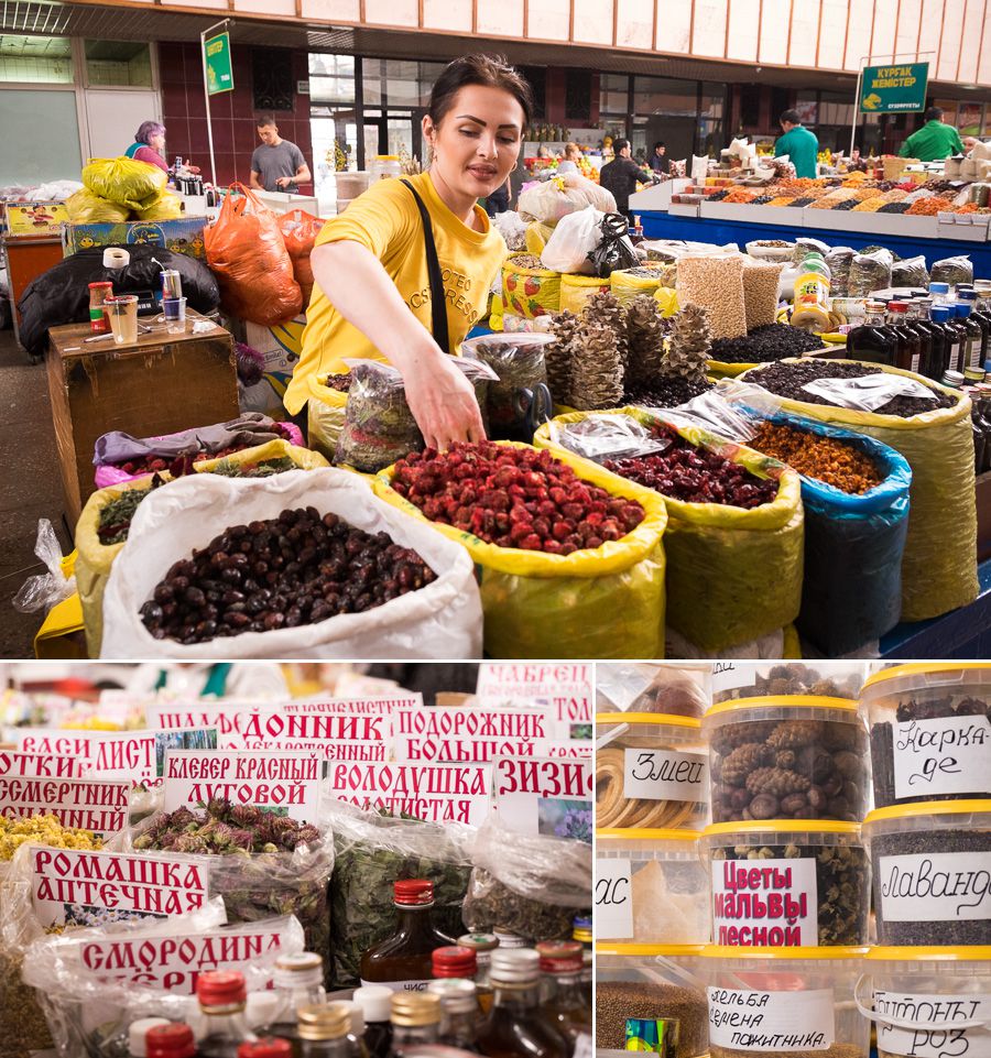 eastern medicine - Green Bazaar - Almaty - Kazakhstan