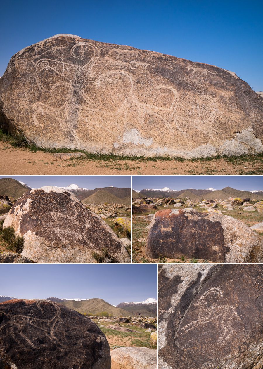 Petroglyphs at Cholpon Ata - Kyrgyzstan