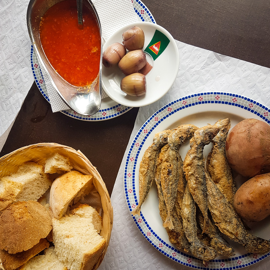 Chicharro - fried mackerel - Azores - Portugal