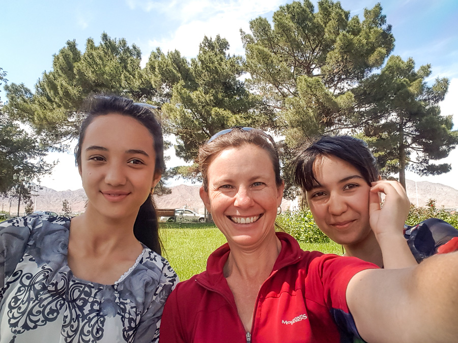 New friends in Khojand - Tajikistan