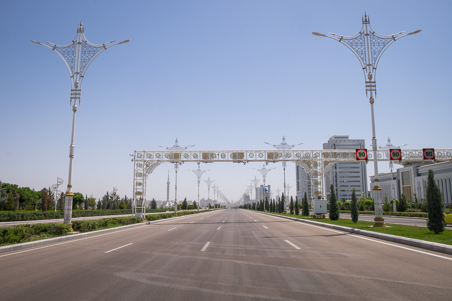 Empty city - Ashgabat - Turkmenistan
