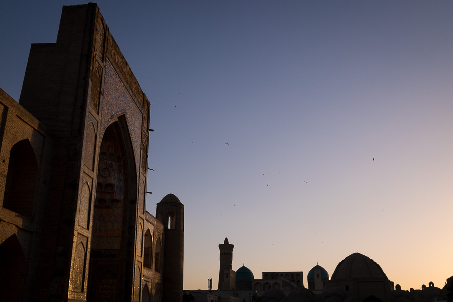 Madrassah at sunset - Bukhara - Uzbekistan