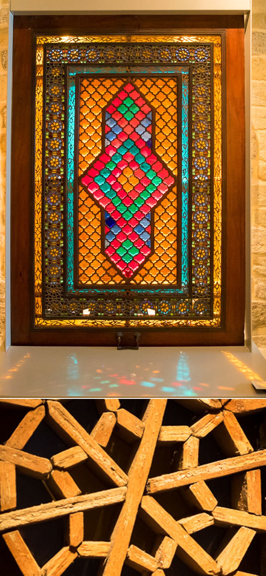 stained-glass window from Sheki - Baku - Azerbaijan