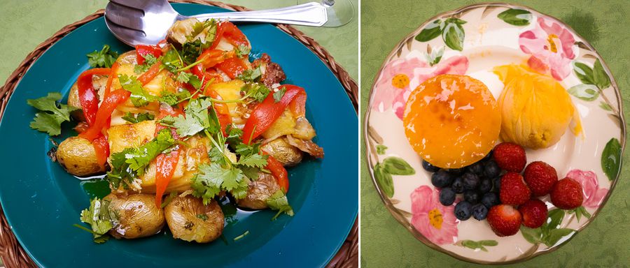 Bacalhau assado no forno com batatas a murro - Portugal