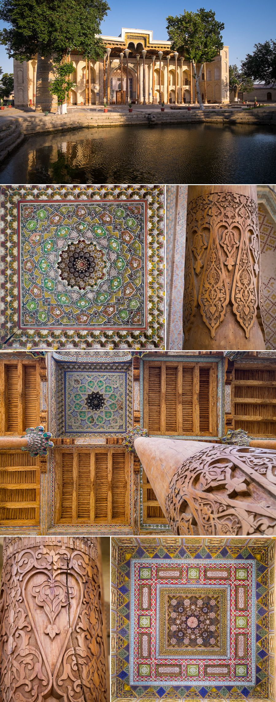 Bolo-Hauz Mosque - Bukhara - Uzbekistan