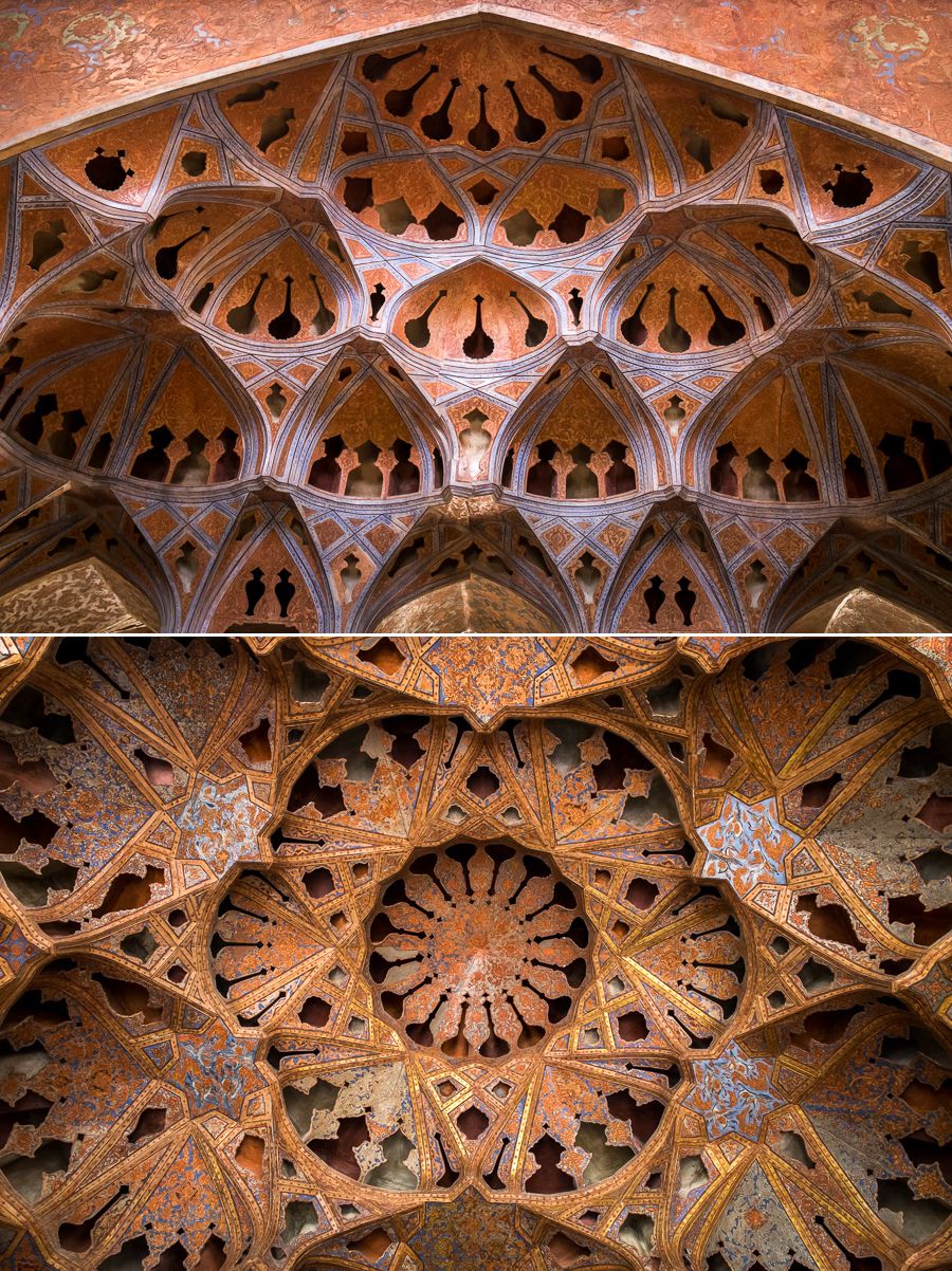 Tong Borie Decoration - Ali Qapu Palace - Esfahan - Iran