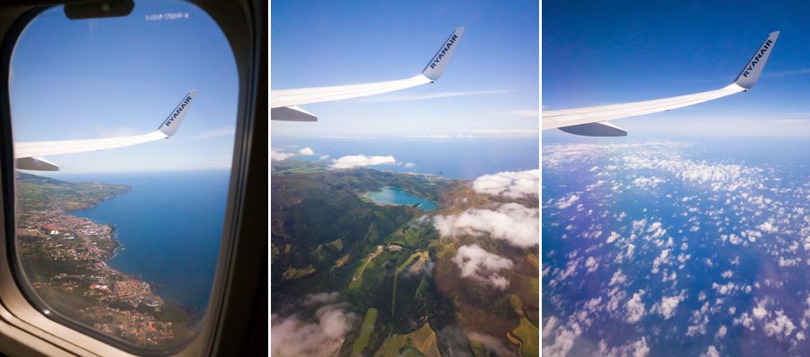 Flying over São Miguel - Azores - Portugal