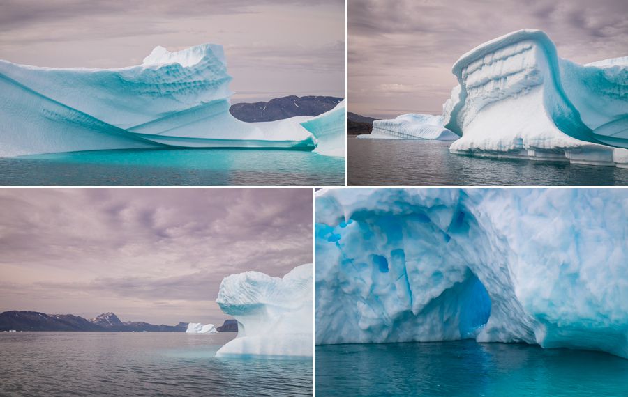 Large icebergs - Qooroq Ice Fjord Boat Tour - Narsarsuaq - South Greenland