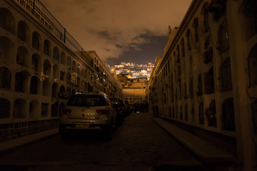Entrance to Leyendas Nocturnas - El Tejar - Quito