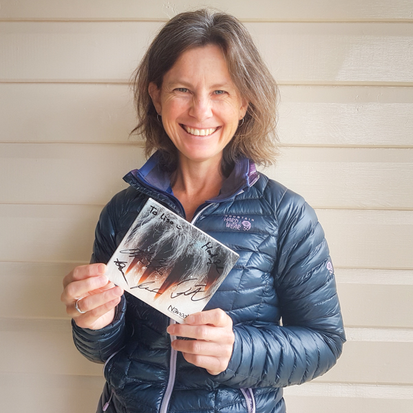 Me with my copy of Nanook's Ataasiusutut Misigissuseq CD