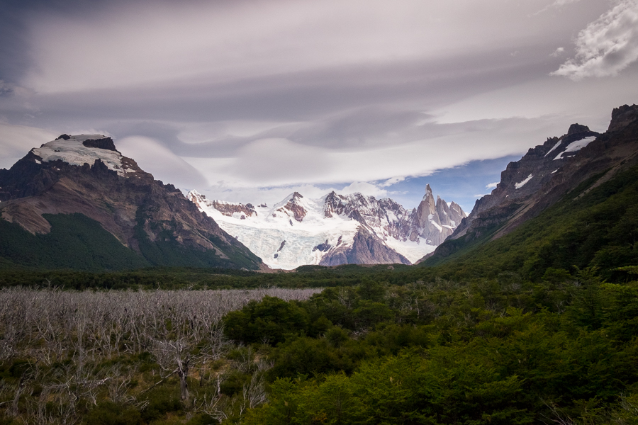Views of Cerro Torre from the trail - El Chaltén - Argentina