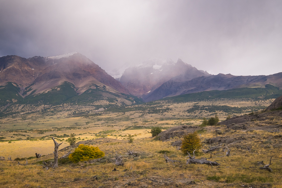 Mountains obscured by cloud - South Patagonia Icefield Expedition - Argentina