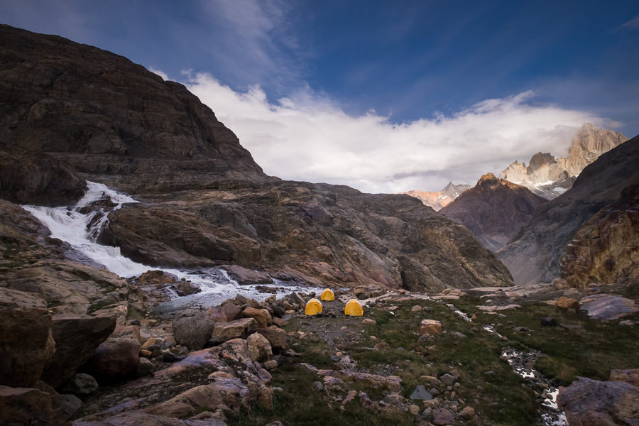 Campsite at Lago 14 - - South Patagonia Icefield - Argentina