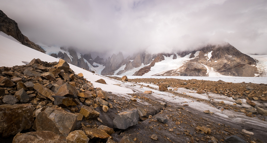 Circo de los Altares camp - South Patagonia Icefield Expedition - Argentina