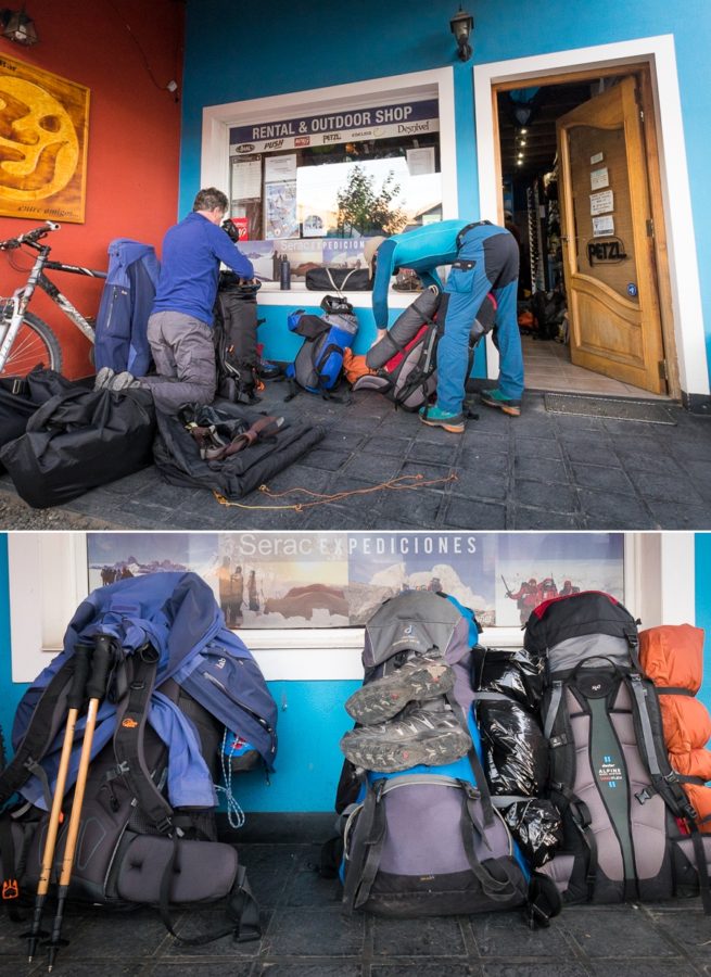 Packing and ready to go on the South Patagonia Icefield Expedition - Argentina