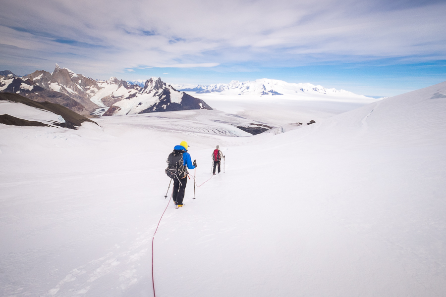 Descending Gorra Blanca - South Patagonia Icefield Expedition - Argentina