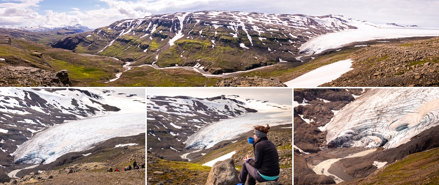 Glacier views on Day 2 of In the Shadow of Vatnajökull trek - East Iceland