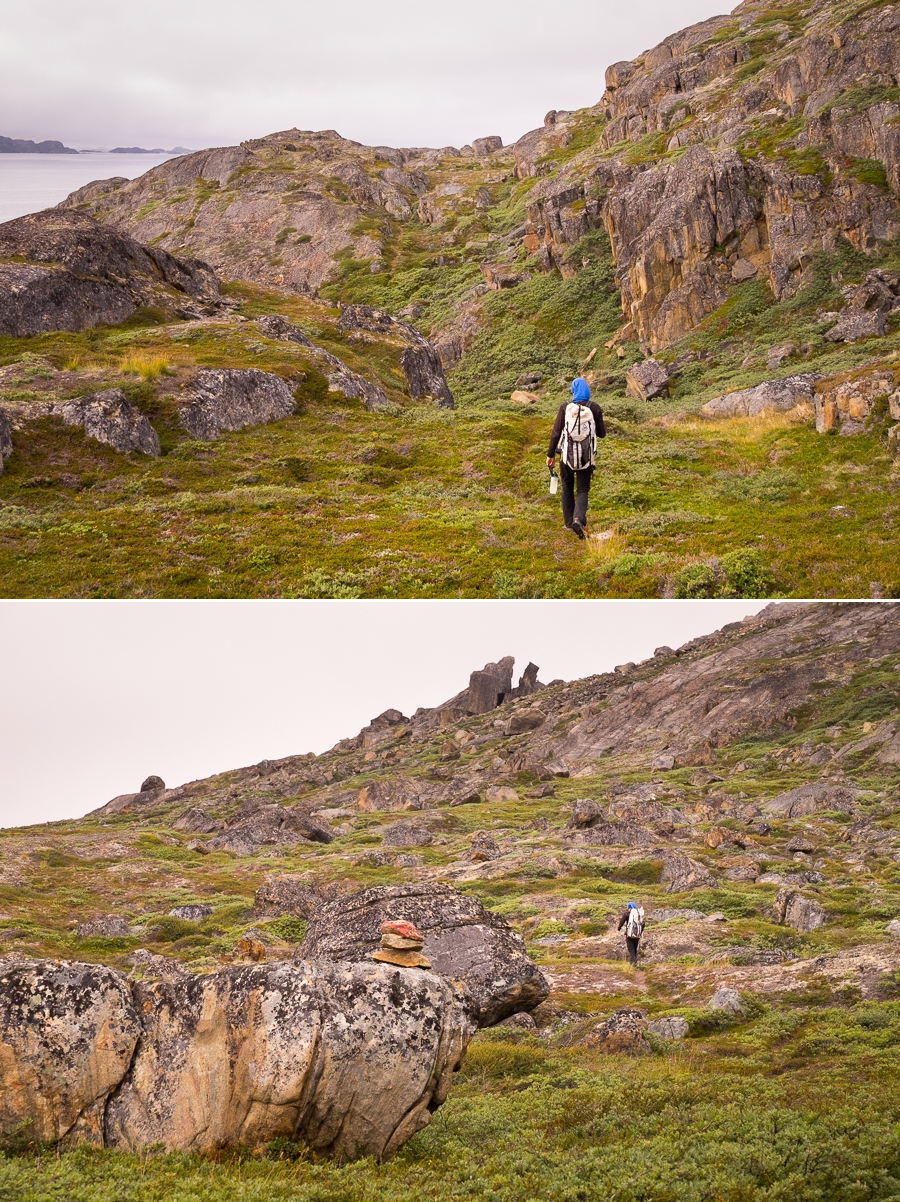 Images of the trail leading from Assaqutaq to Sisimiut, West Greenland