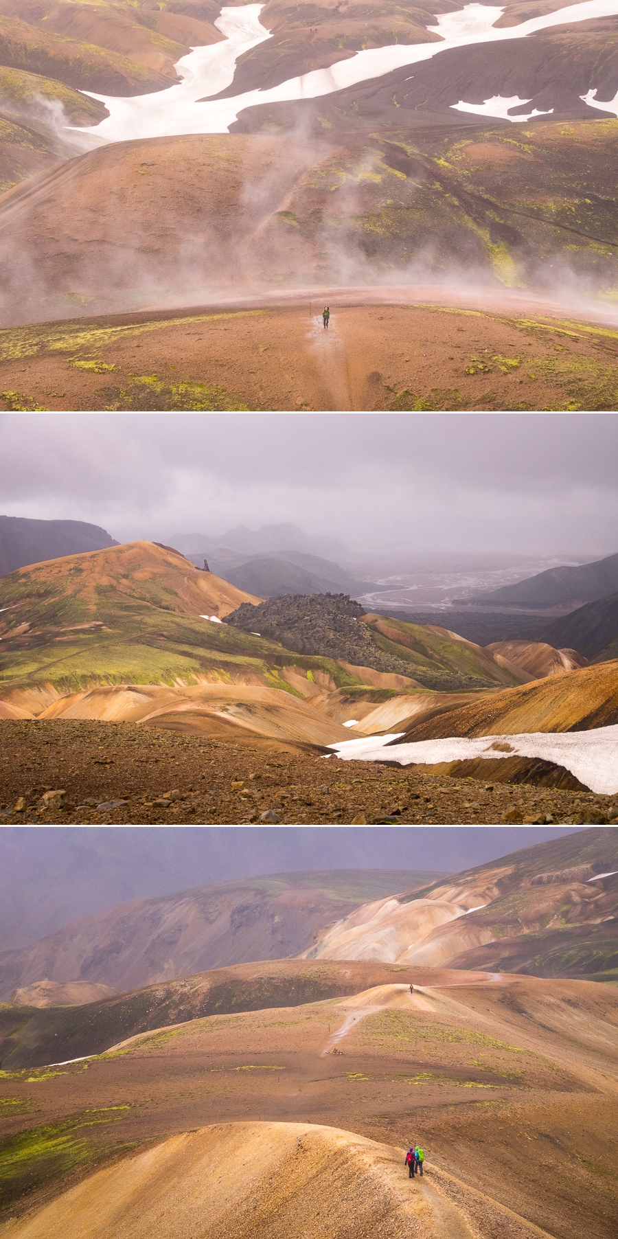 Views from the Laugavegur Trail - Volcanic Trails - Central Highlands, Iceland