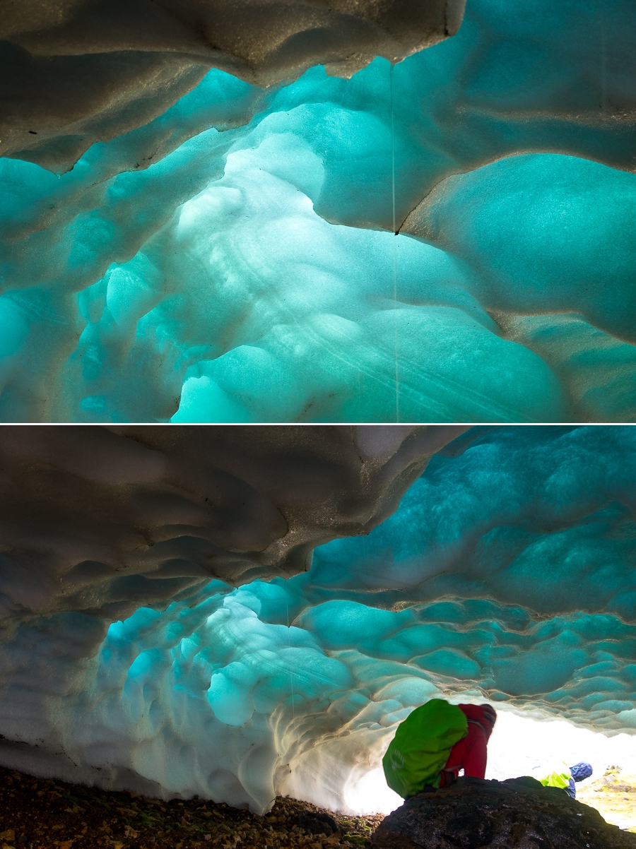 Vibrant blue ice cave - Volcanic Trails - Central Highlands, Iceland
