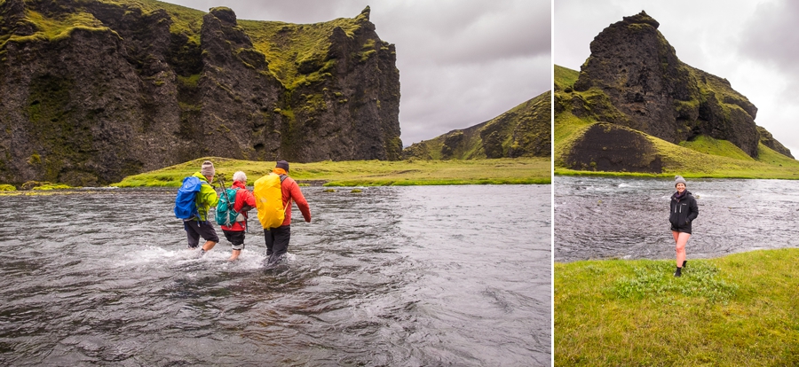 Fording the quite deep Syðri Ófæra river - Volcanic Trails - Central Highlands, Iceland