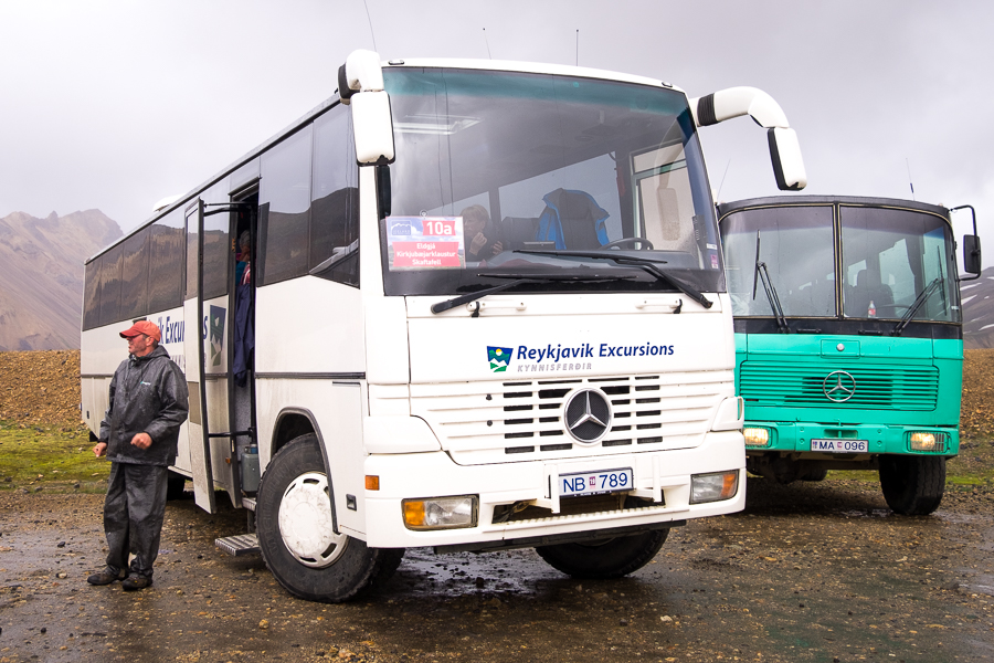 The truck-bus to Skaftafell - Landmannalauger