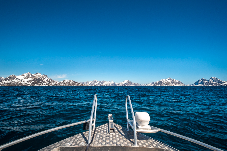 The ice-free Ammassalik fjord - East Greenland