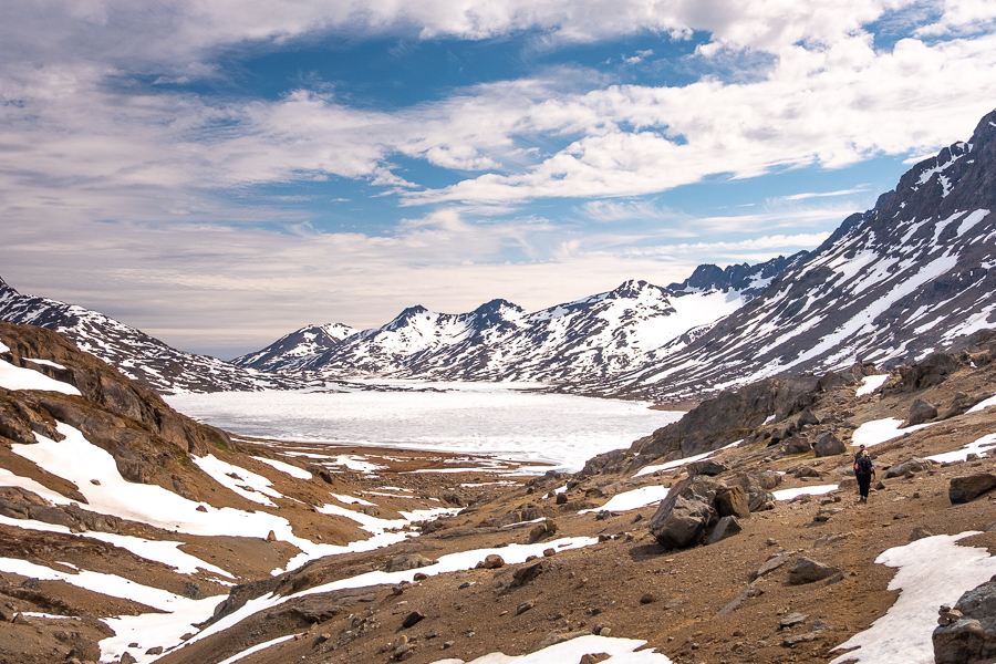 Tasiilaq side of the pass on the Sermilik Way - East Greenland