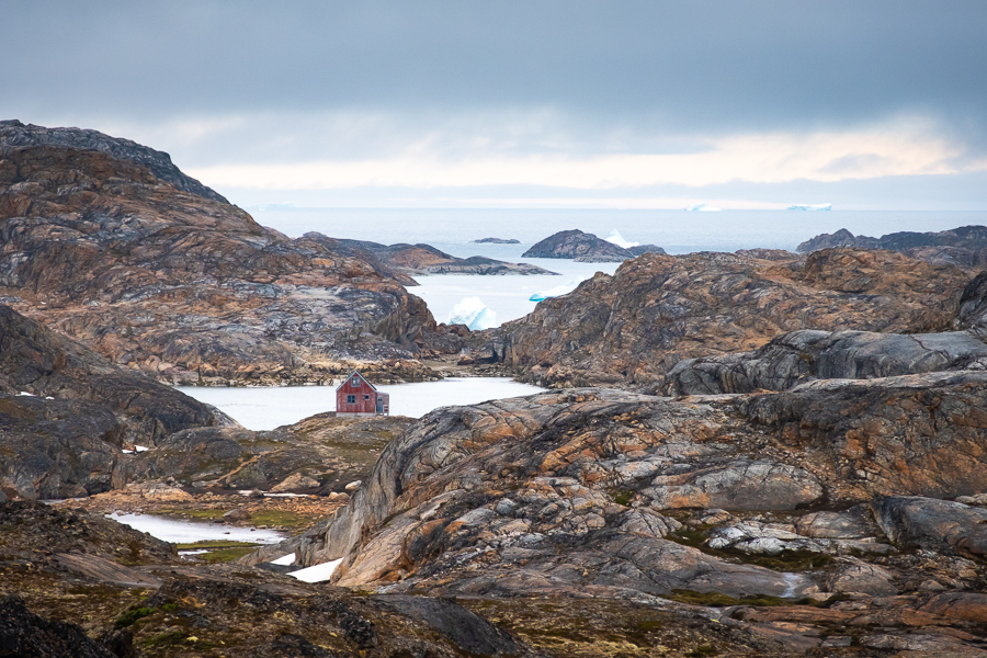 View back down over the fjord from the Sermilik Way - East Greenland