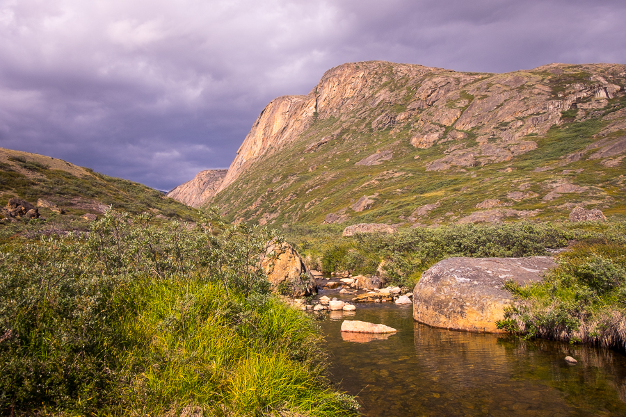 Stream near the Eqalugaarniarfik Hut - Arctic Circle Trail - West Greenland