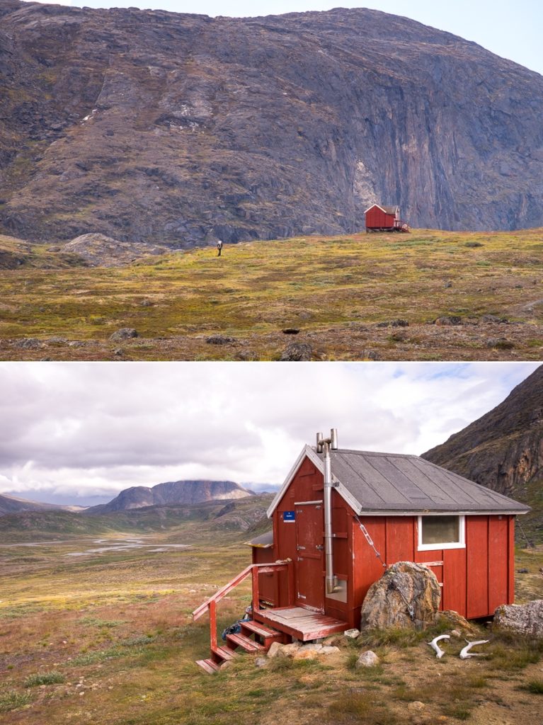 Approaching Innajuattoq I hut - Arctic Circle Trail - West Greenland